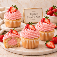 Thumbnail for Strawberry Vanilla Stuffed Cupcake